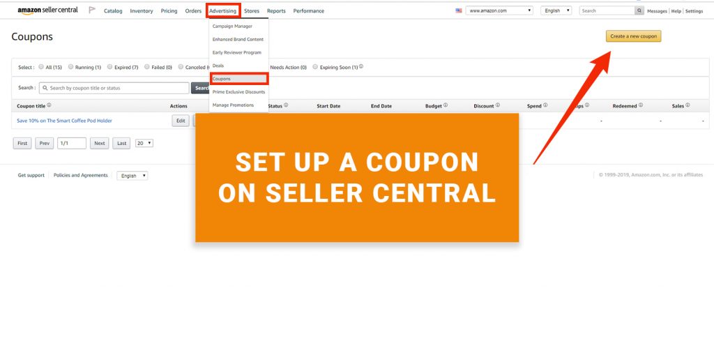 How to Generate Coupon Code on  Seller Central